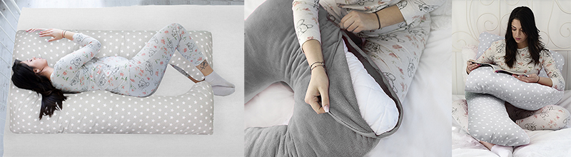 Těhotenský polštář/přesýpací hodiny